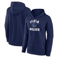 Women's Fanatics Navy Iowa Wolves Team Overtime Pullover Hoodie