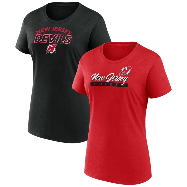 Women s Fanatics New Jersey Devils Risk T Shirt Combo Pack Walmart