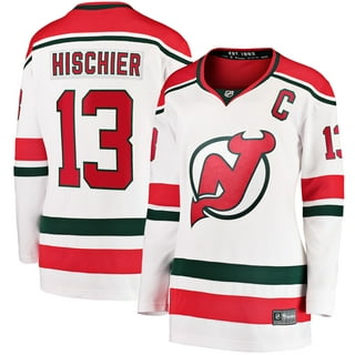 Framed Nico Hischier New Jersey Devils Autographed White Adidas Authentic  Jersey