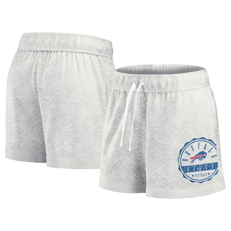 Women s Fanatics Oatmeal Buffalo Bills Vintage Badge Shorts Walmart