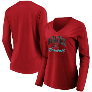 MLB Arizona Diamondbacks Women's Lightweight Bi-Blend Hooded T-Shirt - S