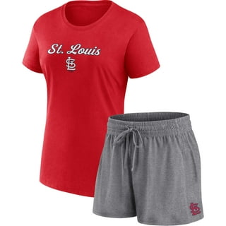 St Louis Cardinals Womens Light Blue Mineral Short Sleeve T-Shirt