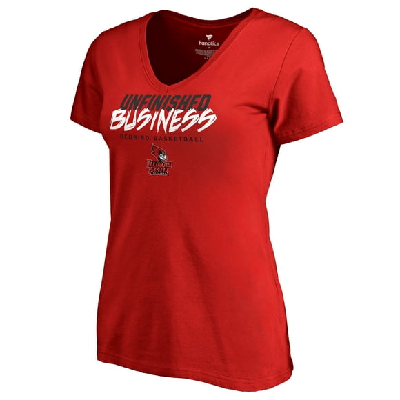 Women's Fanatics Branded Red Illinois State Redbirds Unfinished Business T-Shirt