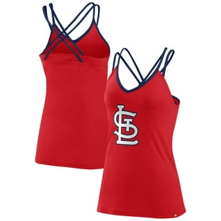 Nike Women St. Louis Cardinals Stripe Raglan 3/4 Sleeve T-Shirt, Blue,  Medium