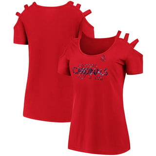 St. Louis Cardinals Baseball Long Sleeve Heather Gray T-Shirt New! Womens  MEDIUM