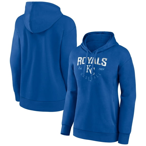 Women's Royal Kansas City Royals Team Live For It Pullover Hoodie
