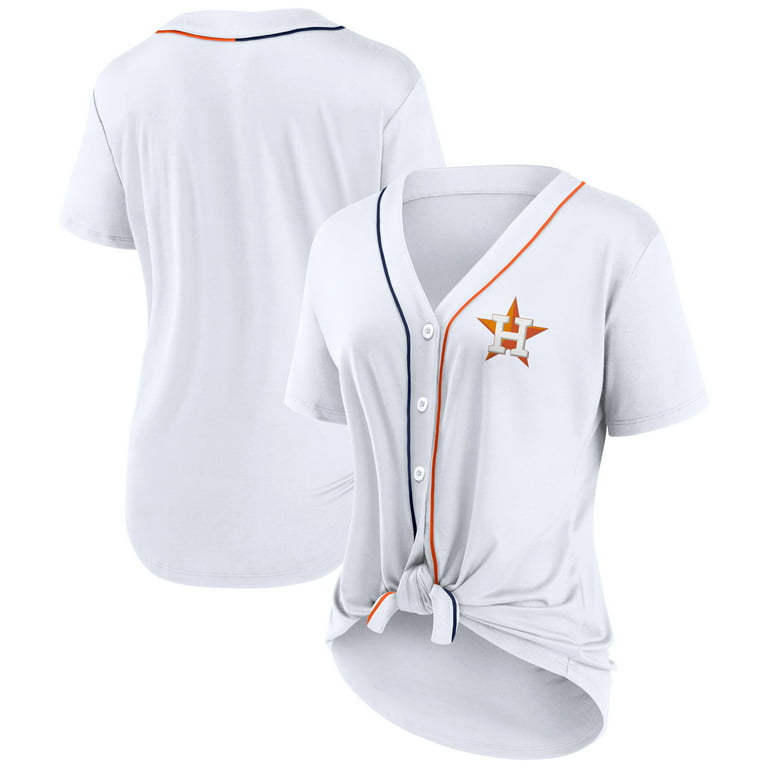Astros-with #1 Women's Baseball Tee Shirt – #NOFILTERSISTERS