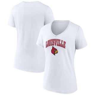 Louisville Cardinals Artwork: Women's Tri-Blend Varsity V-neck T-Shirt