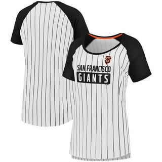 Women's G-III 4Her by Carl Banks White San Francisco Giants Team Graphic V-Neck Fitted T-Shirt Size: Large