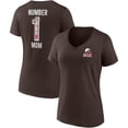 thumbnail image 1 of Women's Fanatics Brown Cleveland Browns Team Mother's Day V-Neck T-Shirt, 1 of 3
