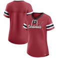 thumbnail image 1 of Women's Fanatics Cardinal Arizona Cardinals Original State Lace-Up T-Shirt, 1 of 3