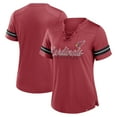 thumbnail image 1 of Women's Fanatics Cardinal Arizona Cardinals Play Script Lace-Up T-Shirt, 1 of 3