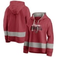 thumbnail image 1 of Women's Fanatics Cardinal/Gray Arizona Cardinals Huddle Up Fundamental Fleece Color Block Pullover Hoodie, 1 of 3