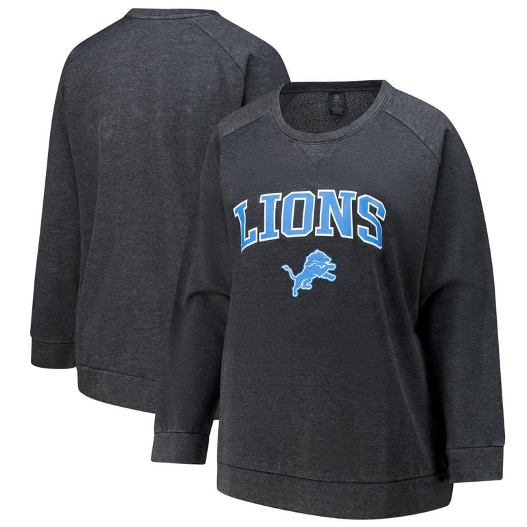 Detroit Lions Plus Size Nfl Apparel Women's Profile Charcoal Detroit