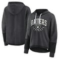thumbnail image 1 of Women's Fanatics Charcoal Las Vegas Raiders Lightewight Modest Crop Lounge Helmet Arch Pullover Hoodie, 1 of 7