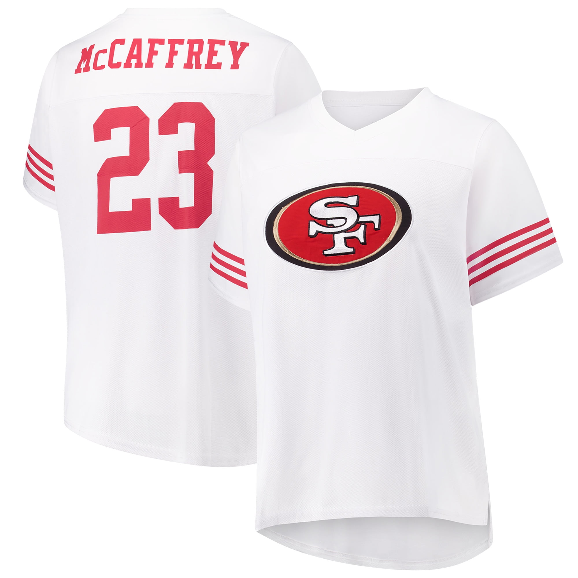 Women's Fanatics Christian McCaffrey White San Francisco 49ers