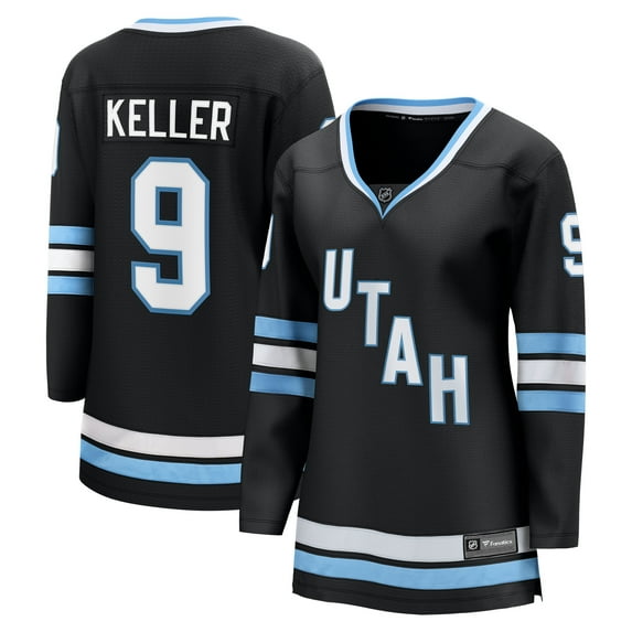 Women's Fanatics Clayton Keller Black Utah Mammoth Women's Breakaway Jersey