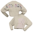 thumbnail image 1 of Women's Fanatics  Cream Boston Red Sox Floral Preppy Cropped Long Sleeve T-Shirt, 1 of 3