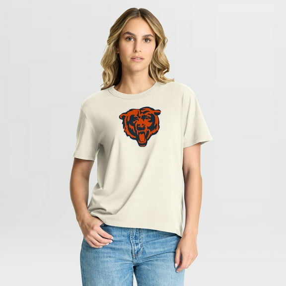 Women's Fanatics Cream Chicago Bears Dove Legacy T-Shirt