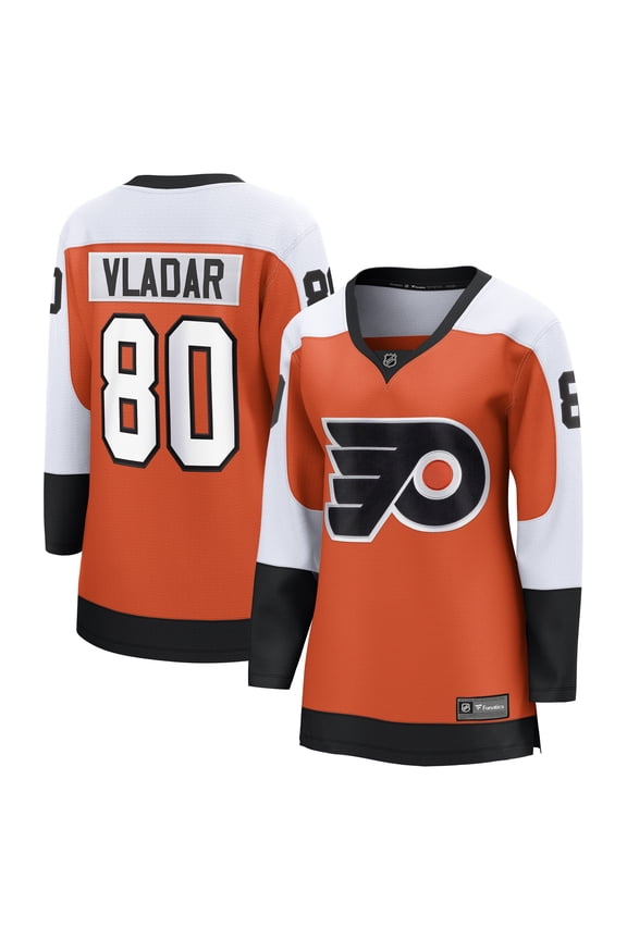Women's Fanatics Dan Vladar Orange Philadelphia Flyers Home Breakaway Jersey