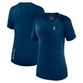 thumbnail image 1 of Women's Fanatics  Deep Sea Blue Seattle Kraken Authentic Pro Tech T-Shirt, 1 of 3