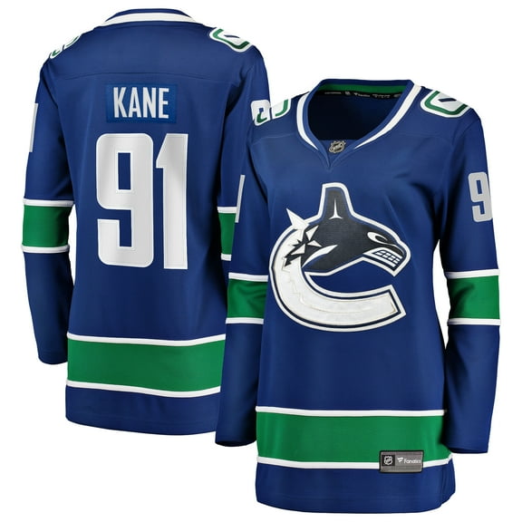 Women's Fanatics Evander Kane Blue Vancouver Canucks Home Breakaway Player Jersey