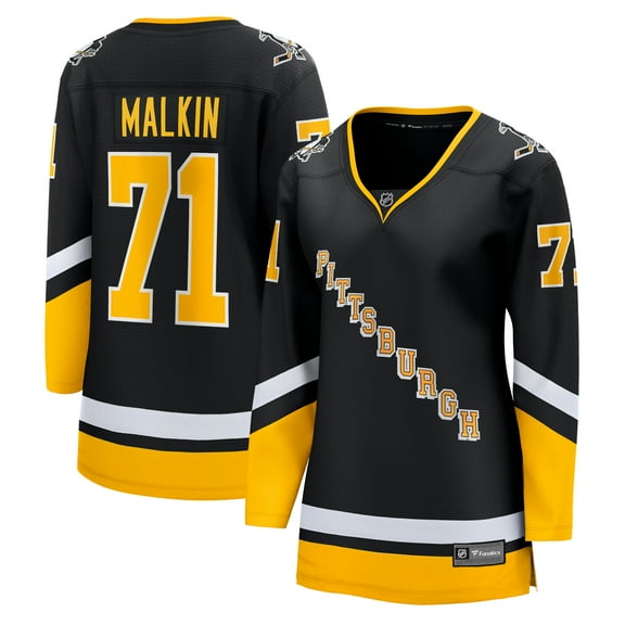 Women's Fanatics Evgeni Malkin Black Pittsburgh Penguins Alternate Breakaway Jersey