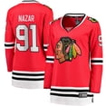 thumbnail image 1 of Women's Fanatics Frank Nazar Red Chicago Blackhawks Home Breakaway Jersey, 1 of 3