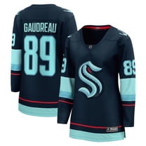 Women's Fanatics Frederick Gaudreau Deep Sea Blue Seattle Kraken Home Breakaway Jersey