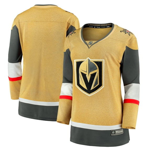 Women's Fanatics Gold Vegas Golden Knights Home Breakaway Jersey