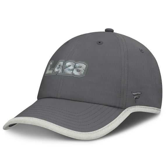 Women's-Fanatics Gray LA28 Summer Olympics Reflector Adjustable Hat