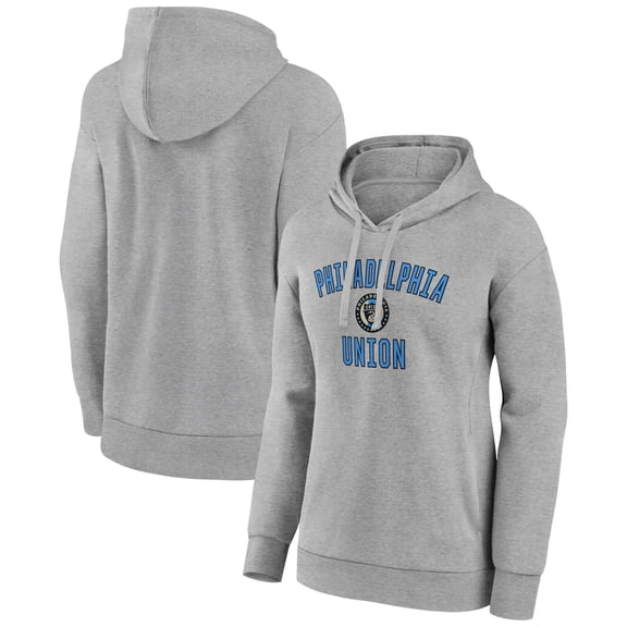 Women's Gray Philadelphia Union Victory Arch Pullover Hoodie