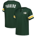 thumbnail image 1 of Women's Fanatics Green Green Bay Packers Plus Size Redzone Notch Neck T-Shirt, 1 of 3