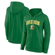 Womens Fanatics Green Oregon Ducks Campus Pullover Hoodie