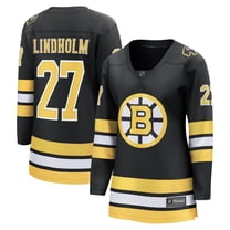 Women's Fanatics Hampus Lindholm Black Boston Bruins Home Breakaway Player Jersey