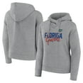 thumbnail image 1 of Women's Fanatics Heather Gray Florida Gators Script Favorite Pullover Hoodie, 1 of 5