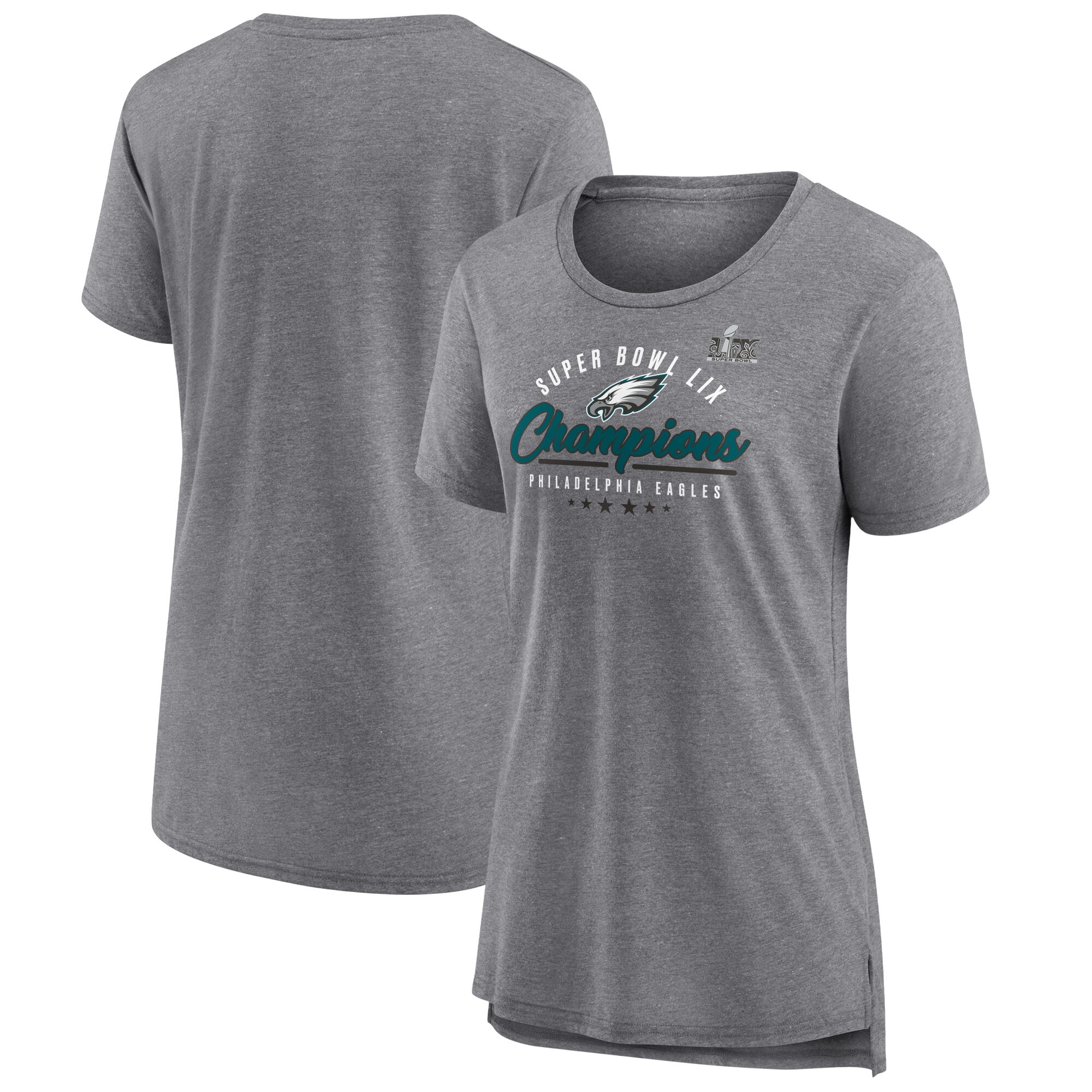 60'S Champion Runner's Tag, Heather Gray, Marbled, College T-Shirt, Women's, S, Vintage /eaa452033