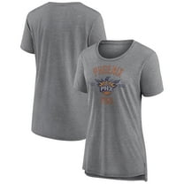 Women's Heather Gray Phoenix Suns Heritage Tri-Blend T-Shirt