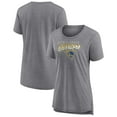 thumbnail image 1 of Women's Fanatics Heathered Gray Golden State Warriors True Classics Tri-Blend T-Shirt, 1 of 3