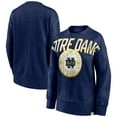thumbnail image 1 of Women's Fanatics Heathered Navy Notre Dame Fighting Irish Jump Distribution Pullover Sweatshirt, 1 of 3
