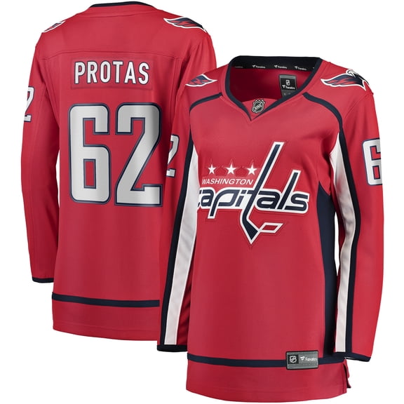 Women's Fanatics Ilya Protas Red Washington Capitals Home Breakaway Jersey
