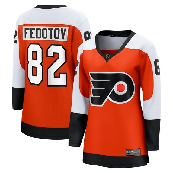 Women's Fanatics Ivan Fedotov Orange Philadelphia Flyers Home Premier Breakaway Player Jersey Breakaway Jersey