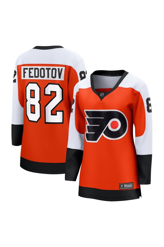 Women's Fanatics Ivan Fedotov Orange Philadelphia Flyers Home Premier Breakaway Player Jersey Breakaway Jersey