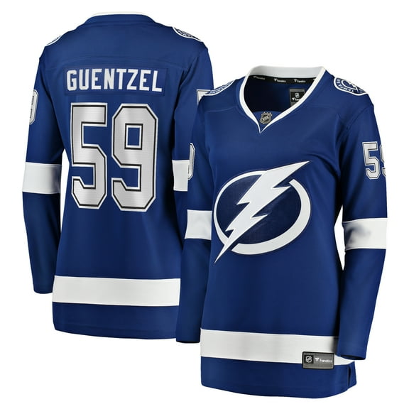 Women's Fanatics Jake Guentzel Blue Tampa Bay Lightning Home Premier Breakaway Player Jersey Breakaway Jersey