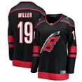 thumbnail image 1 of Women's Fanatics K'Andre Miller Black Carolina Hurricanes Home Breakaway Jersey, 1 of 3