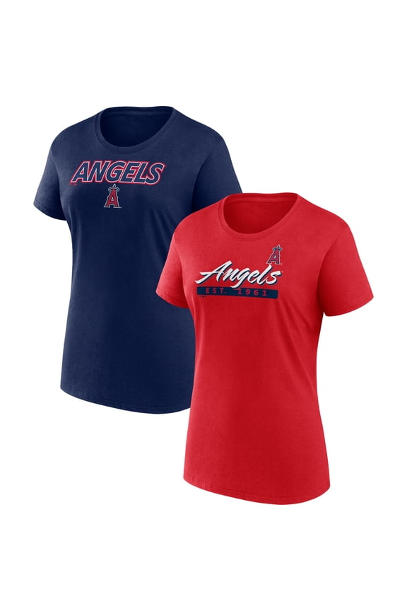 Women's Fanatics Los Angeles Angels Risk T-Shirt Combo Pack