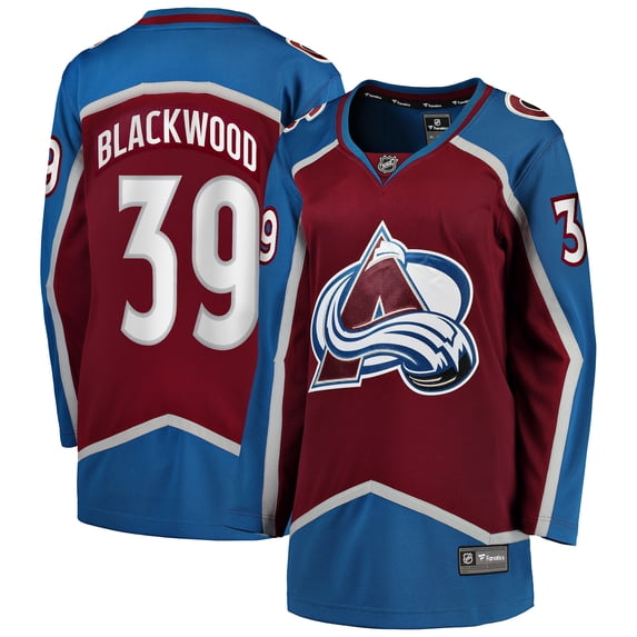 Women's Fanatics Mackenzie Blackwood Burgundy Colorado Avalanche Home Breakaway Jersey