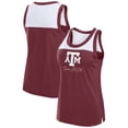thumbnail image 1 of Women's Fanatics Maroon Texas A&M Aggies Crosley Colorblock Tank Top, 1 of 3