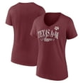 thumbnail image 1 of Women's Fanatics Maroon Texas A&M Aggies Fundamentals Script Foil T-Shirt, 1 of 3