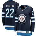 thumbnail image 1 of Women's Fanatics Mason Appleton Navy Winnipeg Jets Home Breakaway Jersey, 1 of 3